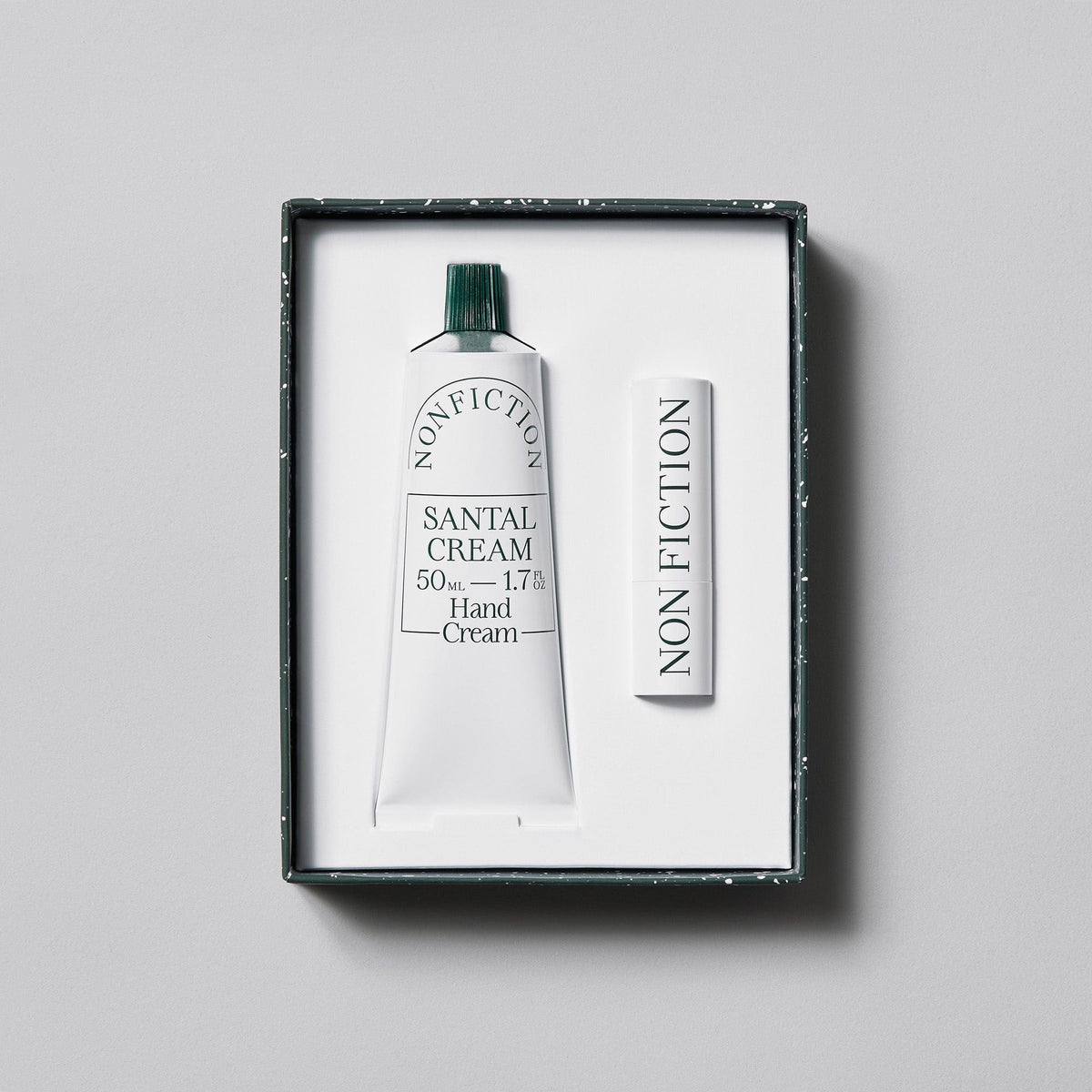 NONFICTION gift set SANTAL CREAM Hand & Lip Care Duo